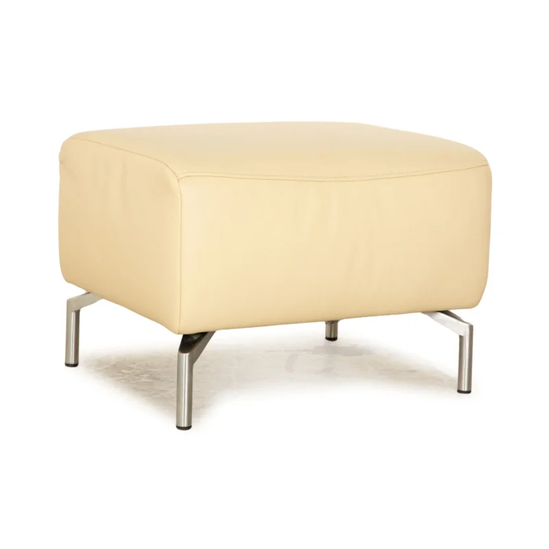 Koinor Vanda Leder Hocker Beige