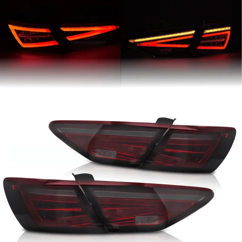 LED Rückleuchten Set Rot Smoke für Seat Leon III 5F 2012-2020 Lauflicht OEM Halogen