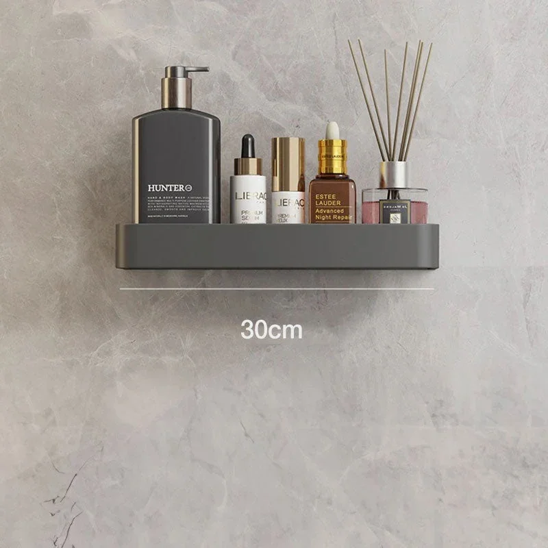 Karnz | Zeitgenössische, elegante Badezimmerregale in Grau