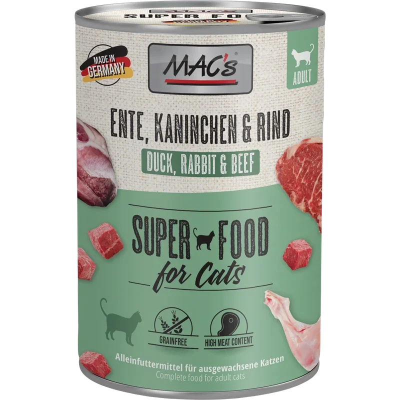 MAC's Cat Ente, Kaninchen, Rind 400 g