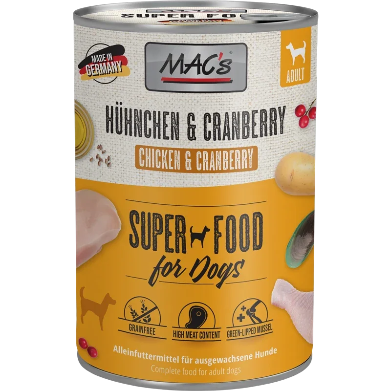 MAC's Dog Hühnchen & Cranberry 400 g
