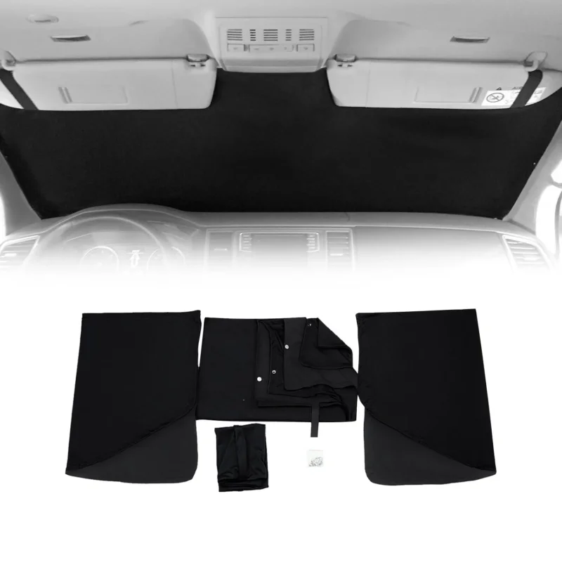 Frontscheibe Gardinen Maß Vorhänge für VW T5 & T6 T6.1 Transporter Camping 3x
