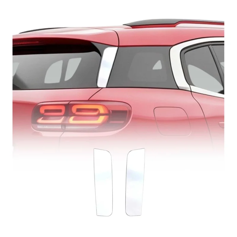 Spoiler Leiste Kofferraum Leiste für Citroen C5 Aircross 2018-2025 Edelstahl 2x