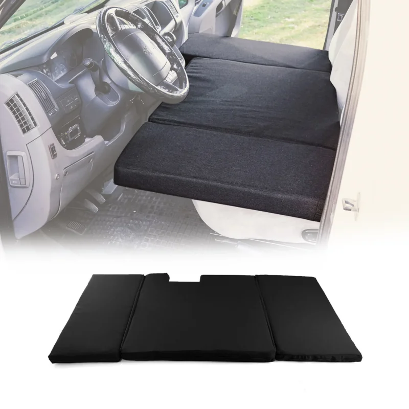 OMAC Camper Bett Fahrerhausbett Matratze für VW Crafter 2006-2026 Schwarz 1 tlg