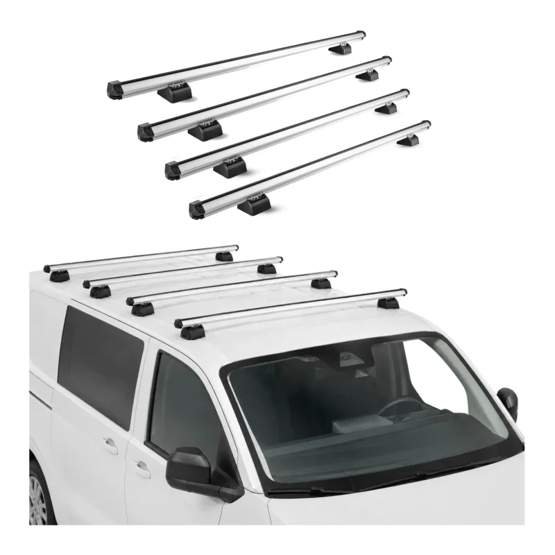 Dachträger für Renault Master 2010-2026 H1+H2 4-Träger Aluminium Silber