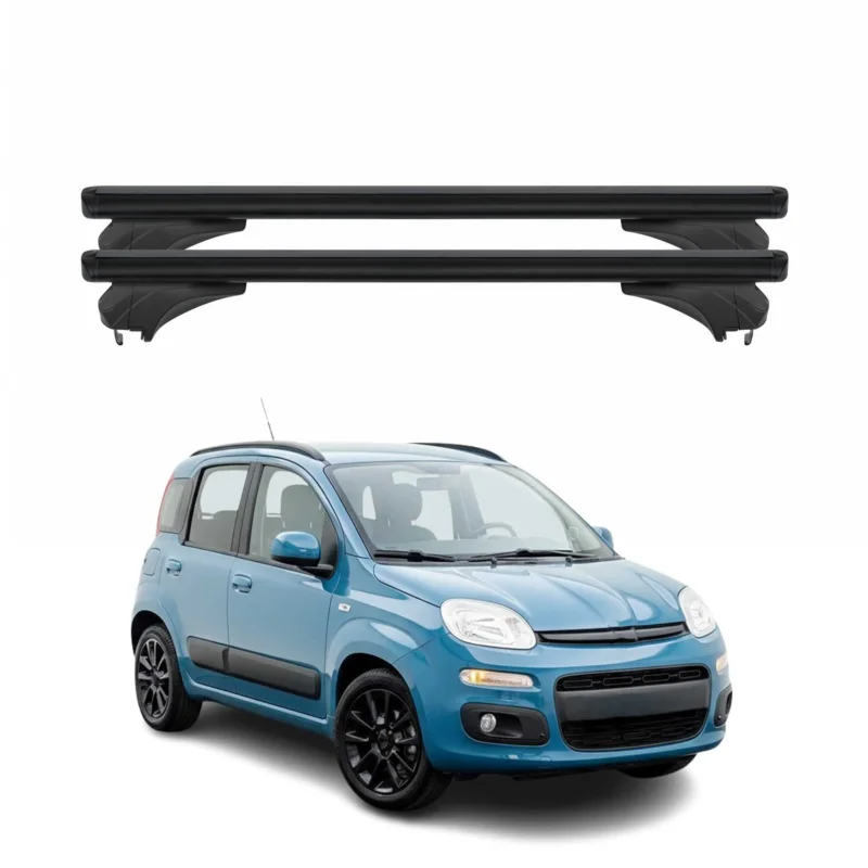 Menabo Dachträger für Fiat Panda III 319 / City Cross / Hybrid 2012-2026 Schwarz
