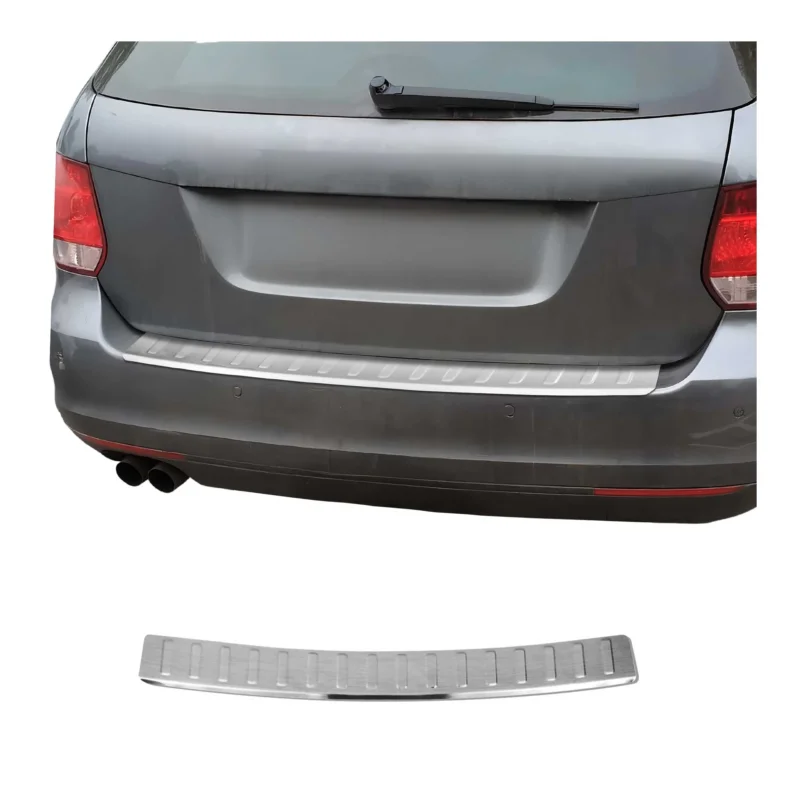Ladekantenschutz Stoßstange für VW Golf mk7 Variant 2012-19 Edelstahl gebürstet