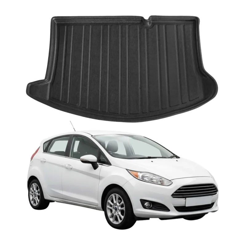 Kofferraumwanne Laderaumwanne für Ford Fiesta 2009-2017 Schrägheck 5tür Gummi