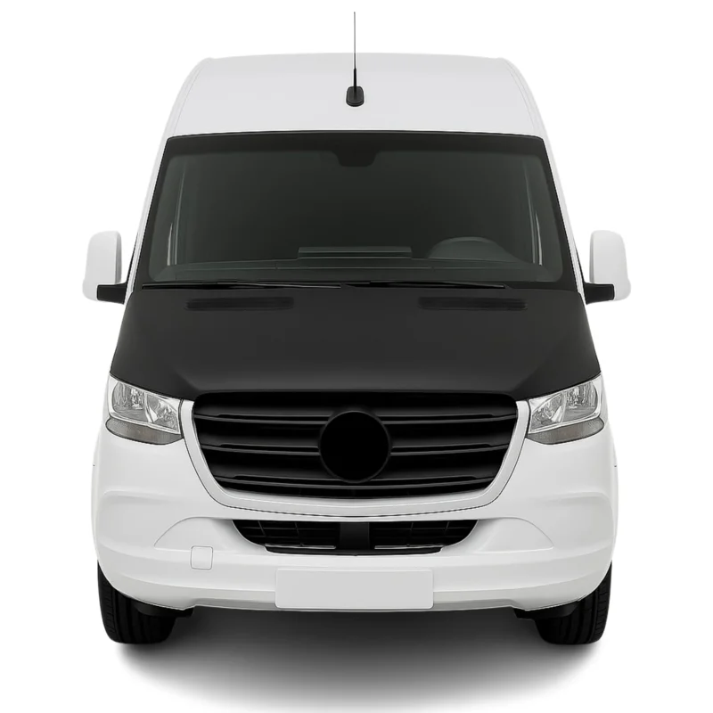 Steinschlagschutz Haubenbra für Mercedes Sprinter W907 2018-2026 Schwarz