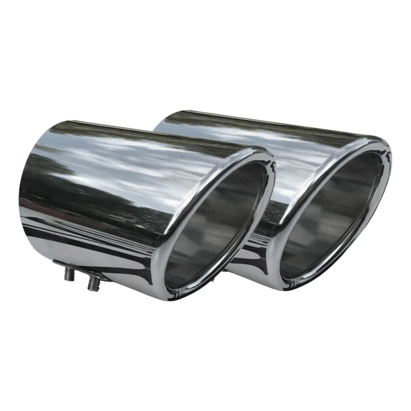 Auspuffblende Endrohr für BMW 3er E46 1998-2007 Edelstahl Chrom 2tlg