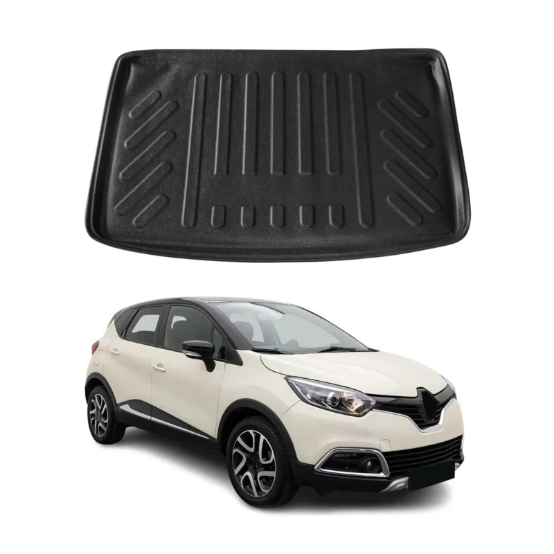 Kofferraumwanne Laderaumwanne für Renault Captur 2013-2019 Gummi TPE Schwarz
