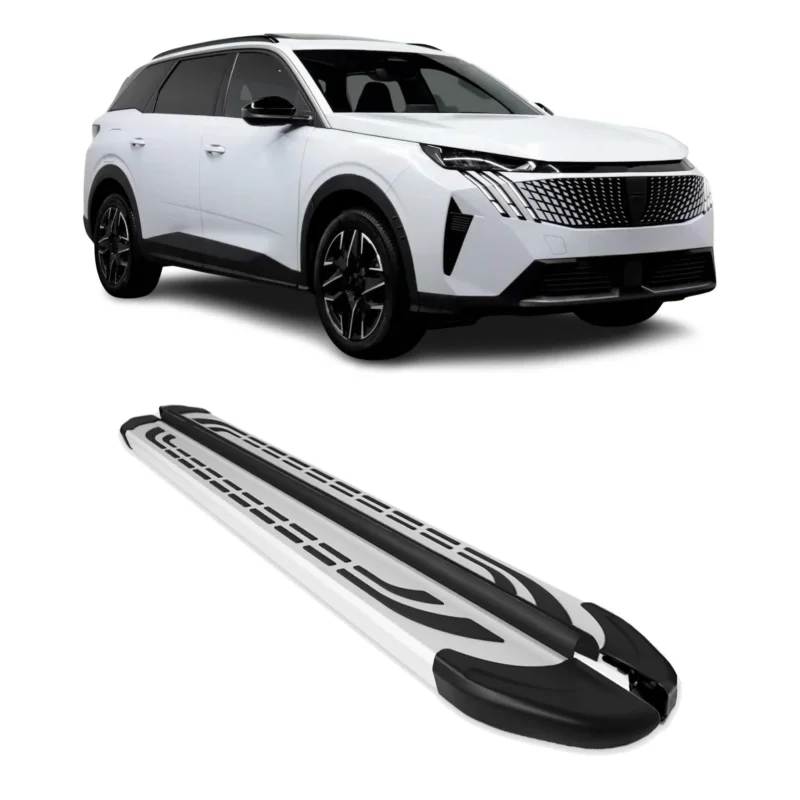 Trittbretter Seitenschweller für Peugeot 5008 III 2024-2026 Grau 2 tlg