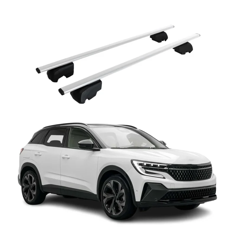 Dachträger Grundträger für Renault Austral 2022-2026 Stahl Silber 2tlg