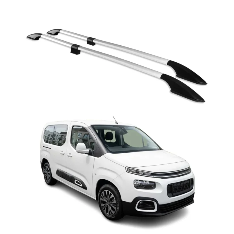 Dachreling Dachgepäckträger für Citroen Berlingo 2018-2026 L2 Langer Alu Grau