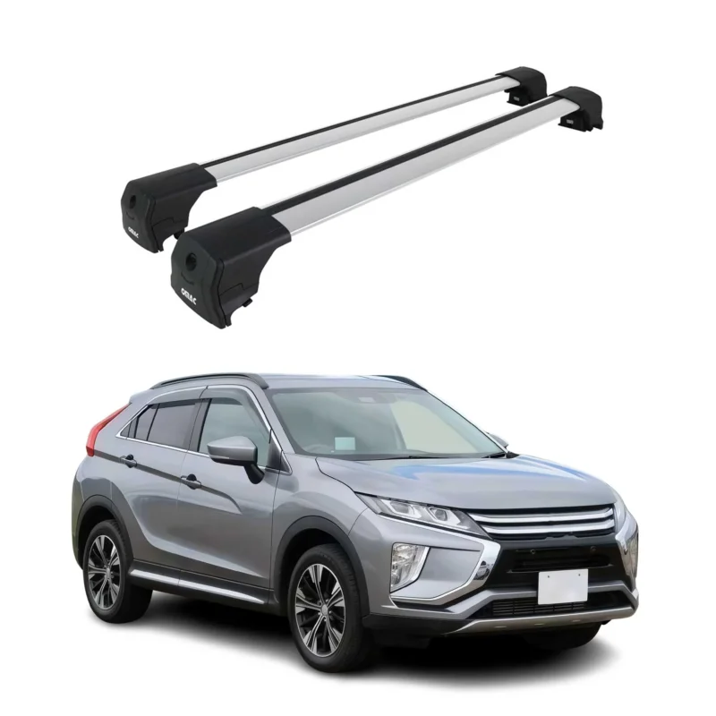 Dachträger Grundtäger für Mitsubishi Eclipse Cross 2018-2026 Alu Silber 2 tlg