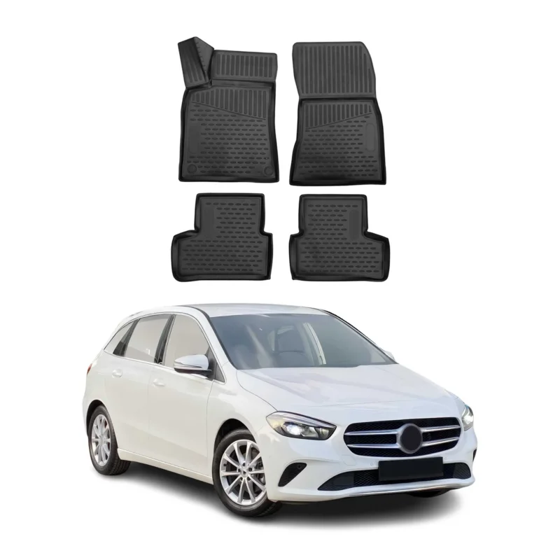 OMAC Gummi Fußmatten für Mercedes B-Klasse W247 2019-2026 TPE Automatten
