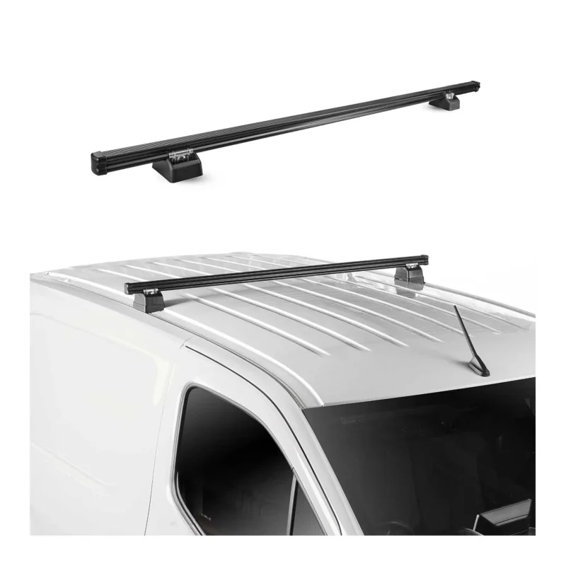 Dachträger für Peugeot Bipper 2008-2017 H1L1 1-Träger Stahl Schwarz