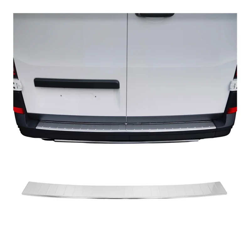 Ladekantenschutz Stoßstangenschutz für VW Crafter 2017-2026 Edelstahl Chrom