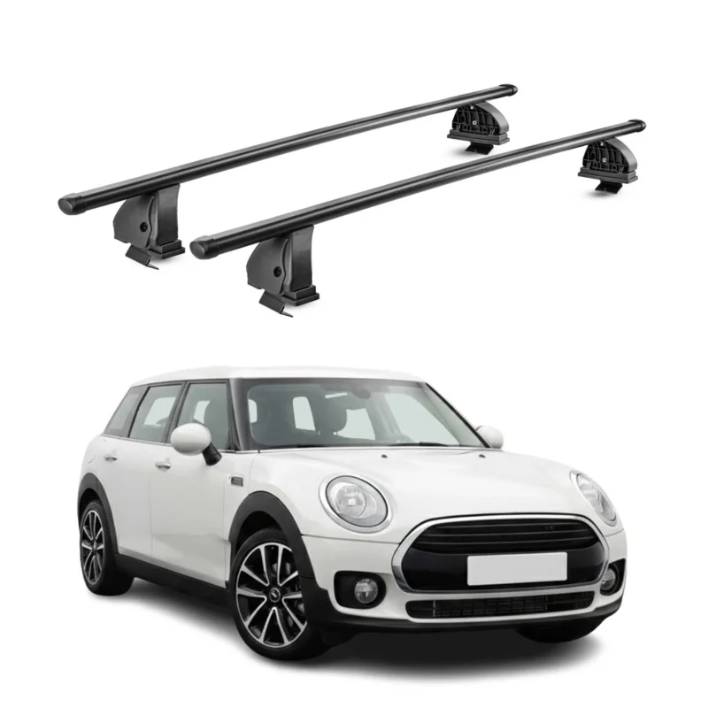 Stahl Dachträger für Mini Clubman II F54 2015-2024 TÜV 75 kg 2tlg Schwarz