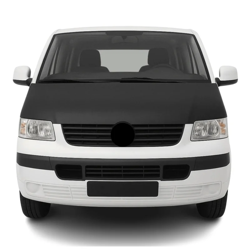 Haubenbra Bonnet Bra Steinschlagschutz für VW Transporter T5 2003-2010 Schwarz