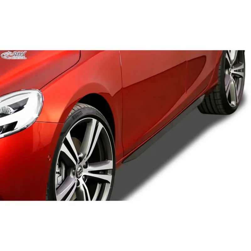 RDX Seitenschweller 'Slim' für Volvo V40 2012- ABS Schwarz 2er-Set TÜV