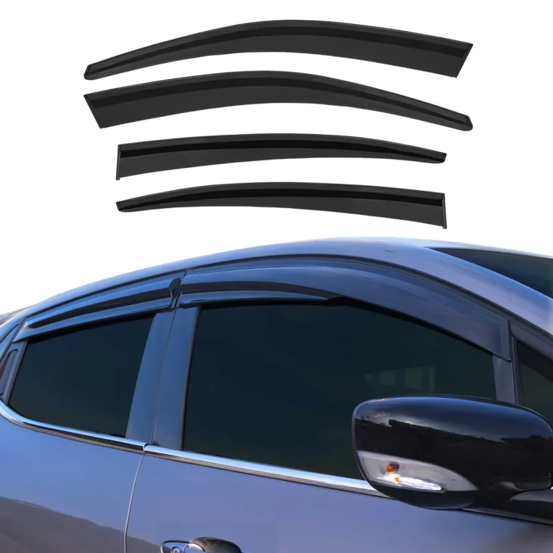 4x Windabweiser Regenabweiser für Fiat Tipo 2015-2026 Acryl Dunkel