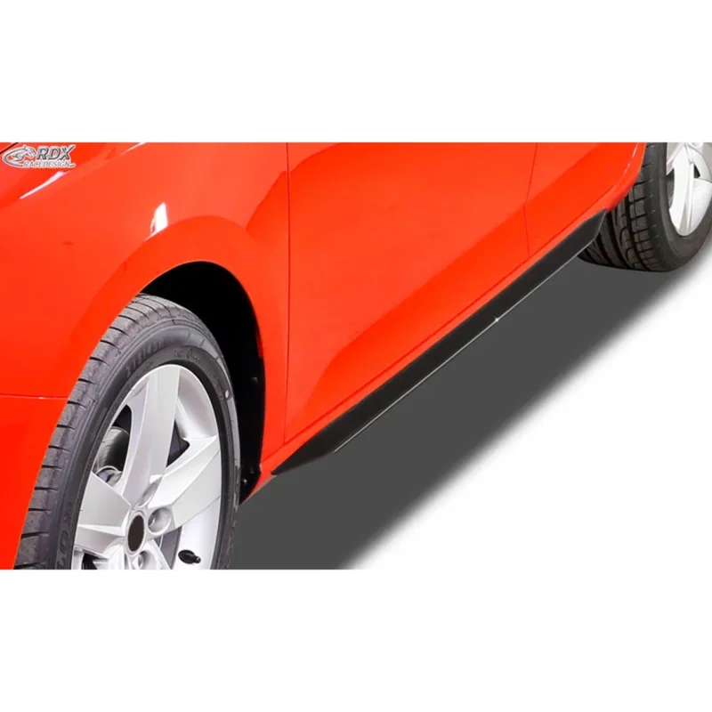 RDX Seitenschweller 'Slim' für Peugeot 108 2014- ABS Schwarz 2er-Set TÜV