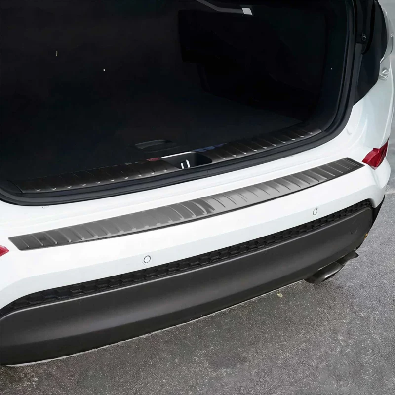 Ladekantenschutz für Hyundai Tucson III 2016-2018 Pre-FL Edelstahl Dunkel Chrom