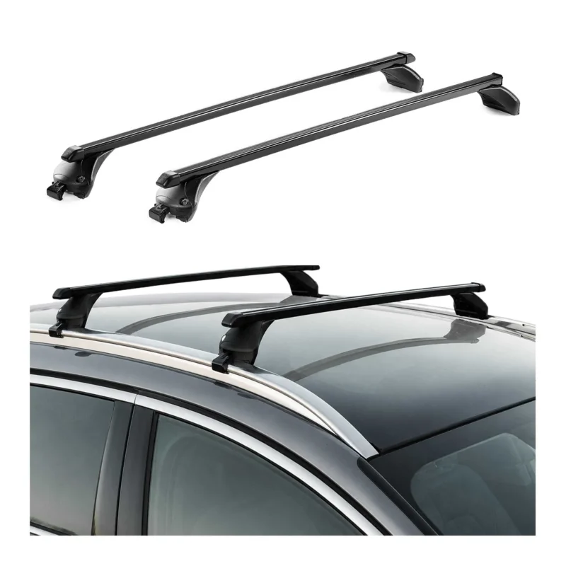 Quick Dachträger für Volvo XC60 I 2009-2017 Stahl Schwarz Abschließbar 2x