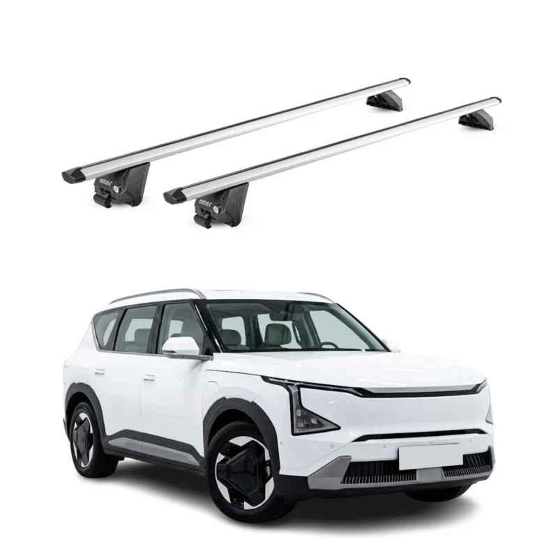 Dachträger für Kia EV5 2024-2026 100kg Aluminium Silber 2x ABE