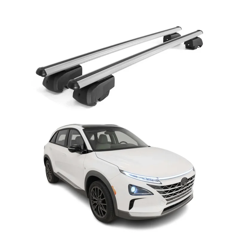 Dachträger Gepäckträger für Hyundai Nexo 2019-2026 Querträger ABE Alu Grau