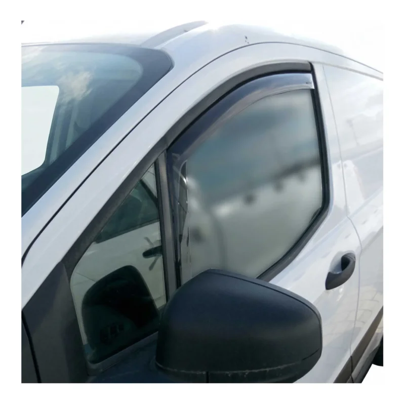 Windabweiser Regenabweiser für Ford Transit Courier 2014-2023 Dunkel Acryl 2tlg