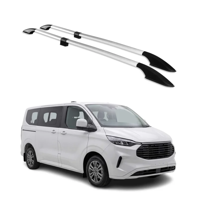 Dachreling Relingträger für Ford Tourneo Custom II 2023-2026 L1 Aluminium Grau