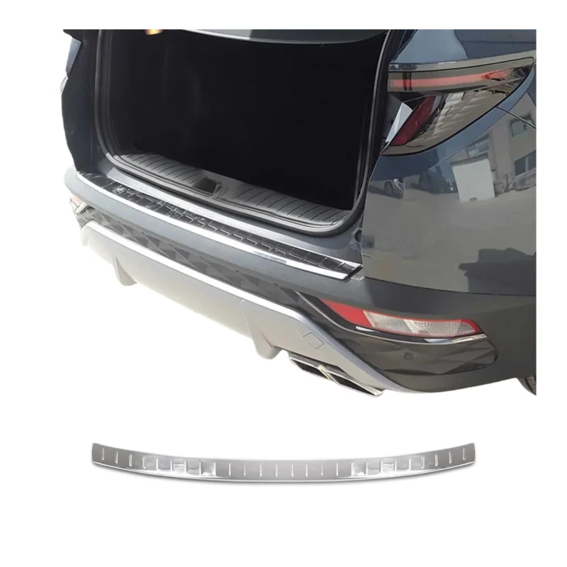 Ladekantenschutz Stoßstange für Hyundai Tucson IV 2022-2026 Edelstahl Chrom