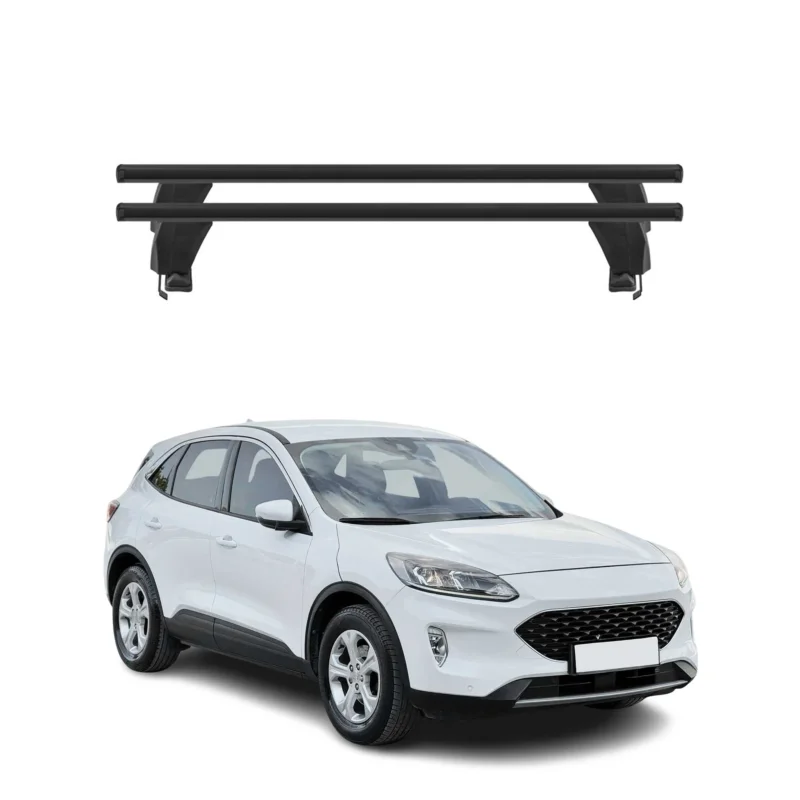Menabo Dachträger Grundtäger für Ford Kuga III 2019-2026 50kg Alu Schwarz 2tlg