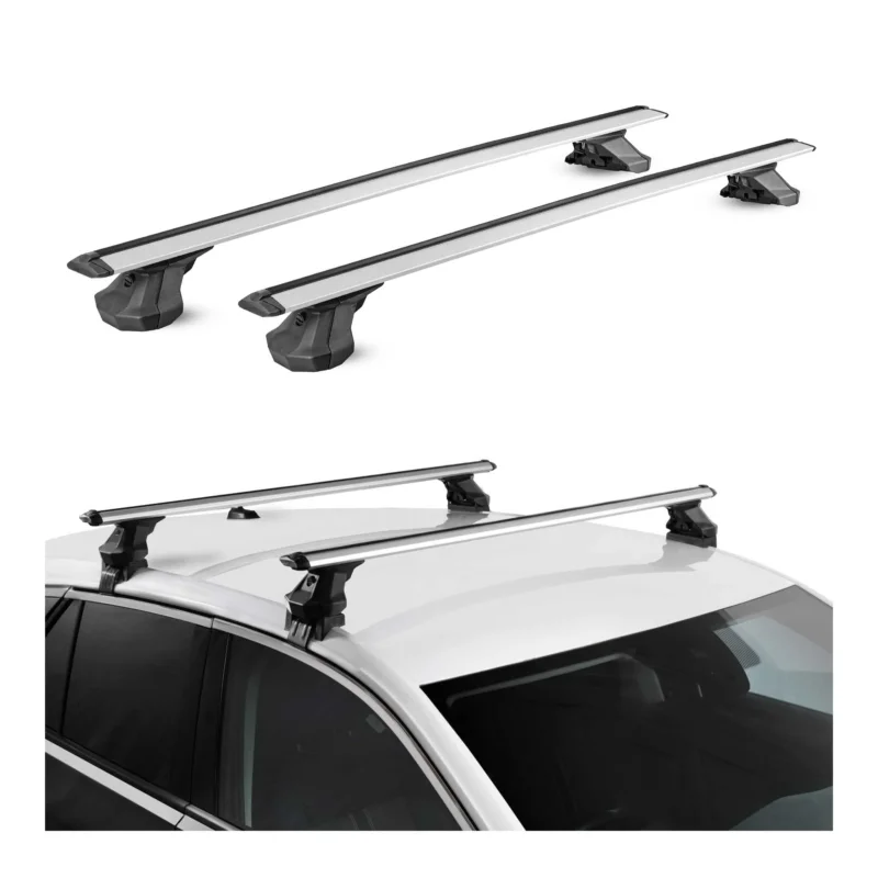 Dachträger Querträger für Citroën C4 III 2020-2026 Aluminium 2 Stück TÜV Silber