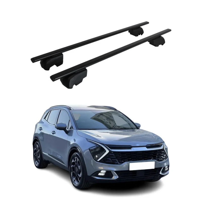 Dachträger Gepäckträger für Kia Sportage NQ5 2023-2026 ABE Stahl Schwarz 2x