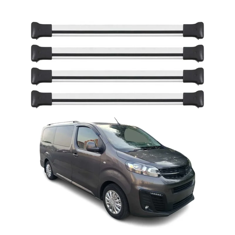 Dachträger für Opel Vivaro C / Zafira Life 2019-2026 75kg Aluminium Silber 4x