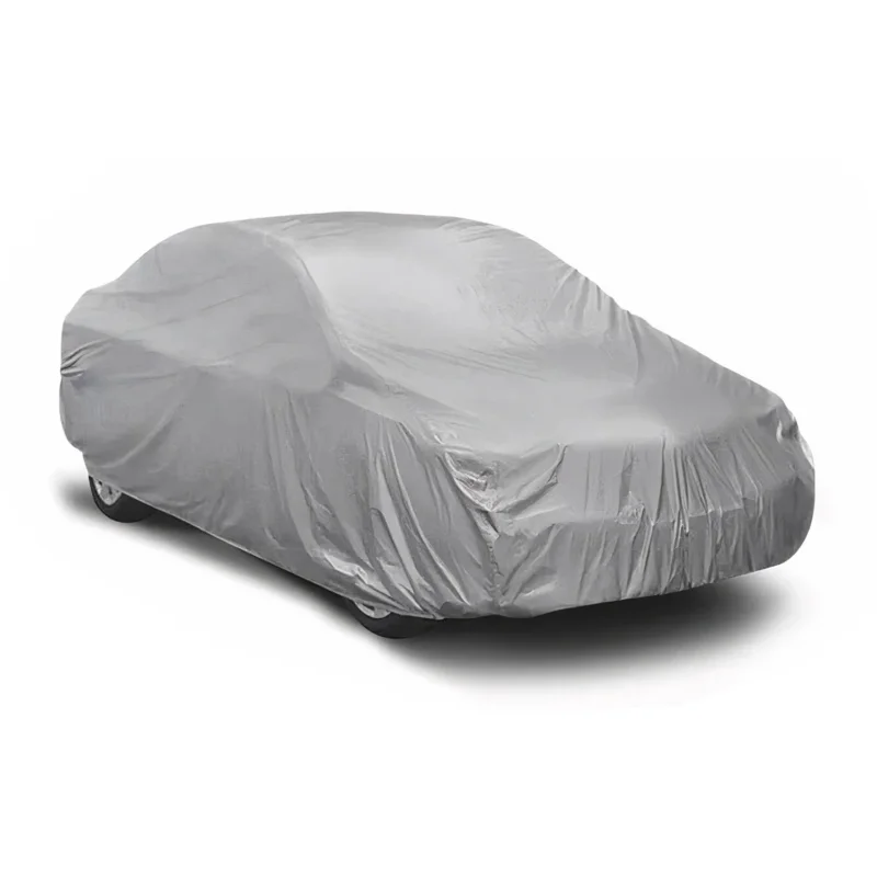 Auto Schutzhülle Vollgarage Autoabdeckung Universal Grau 480x190x155