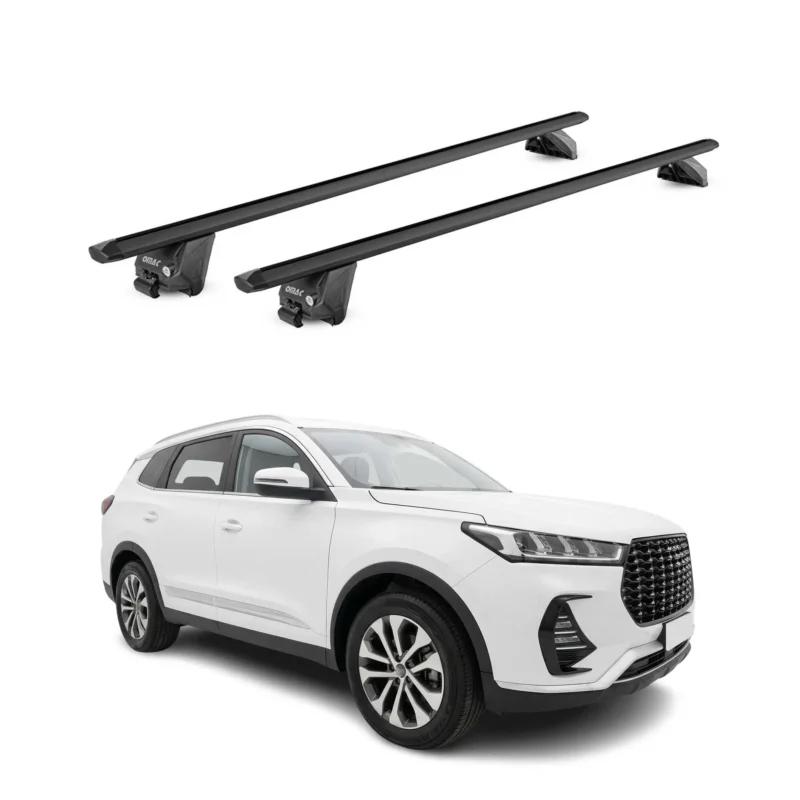 Dachträger Grundtäger für DR 7.0 2025-2026 100kg Aluminium Schwarz 2 tlg ABE