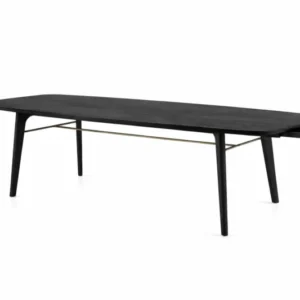 Utility Esstisch 210 cm, Schwarz Eiche von Stellar Works