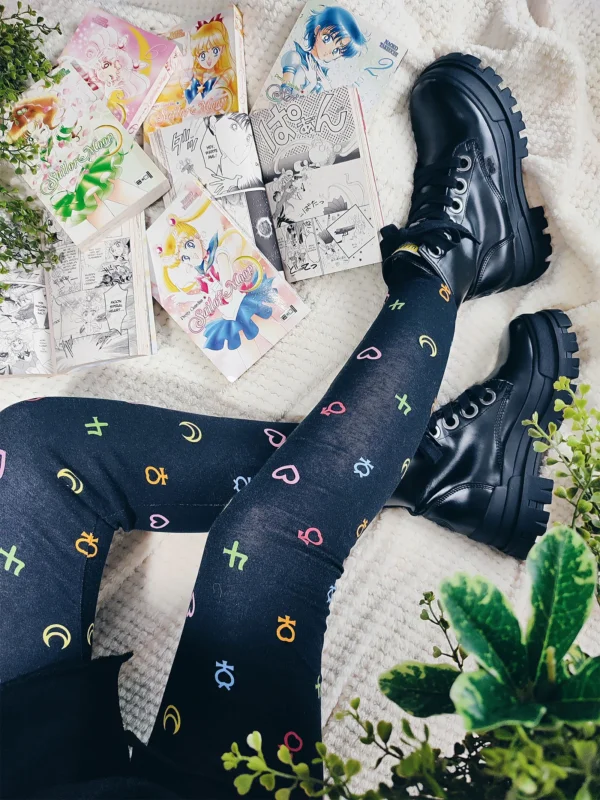 Produktbild Sailor Moon Symbol Leggings schwarz