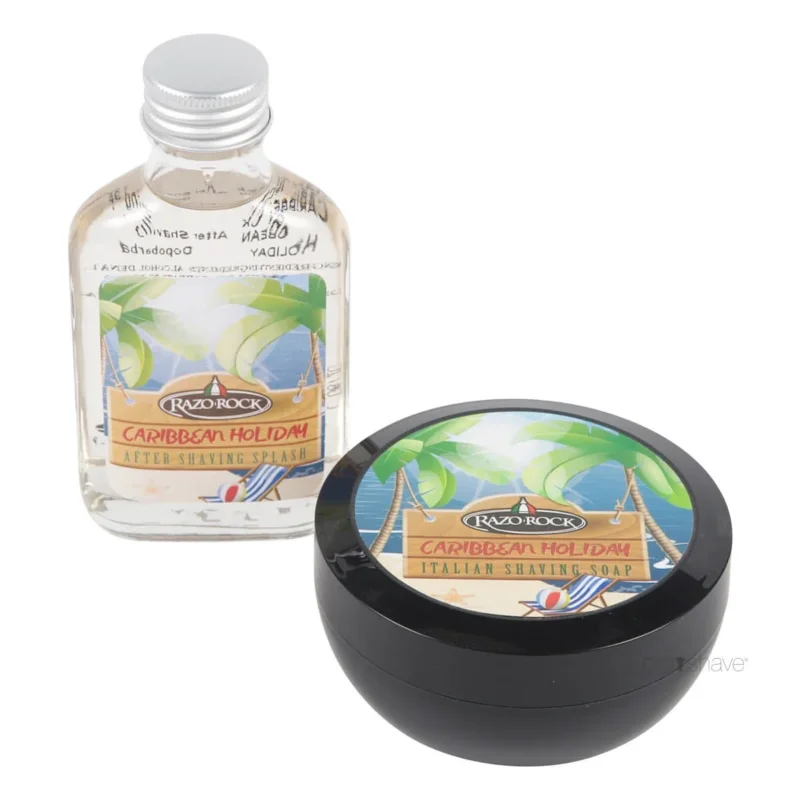 Caribbean Holiday Set, Rasierseife und Aftershave