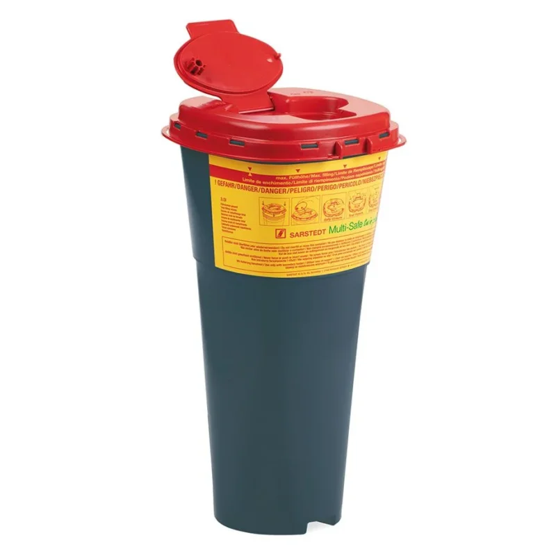 Kanülenabwurfbehälter Multi-Safe twin plus REC - AS Tattoo Supply