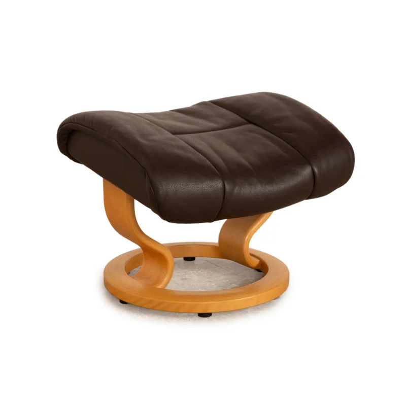 Stressless Reno Leder Hocker Braun