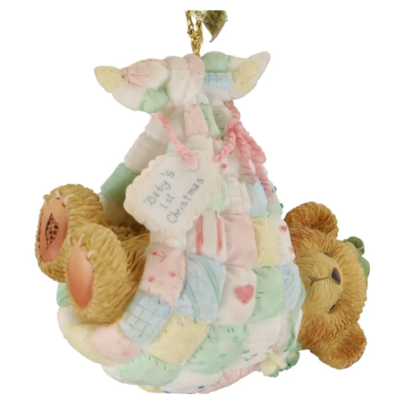 Teddy 864242 Baby In Blanket Hanging Ornament Enesco Cherished Teddies mit OVP