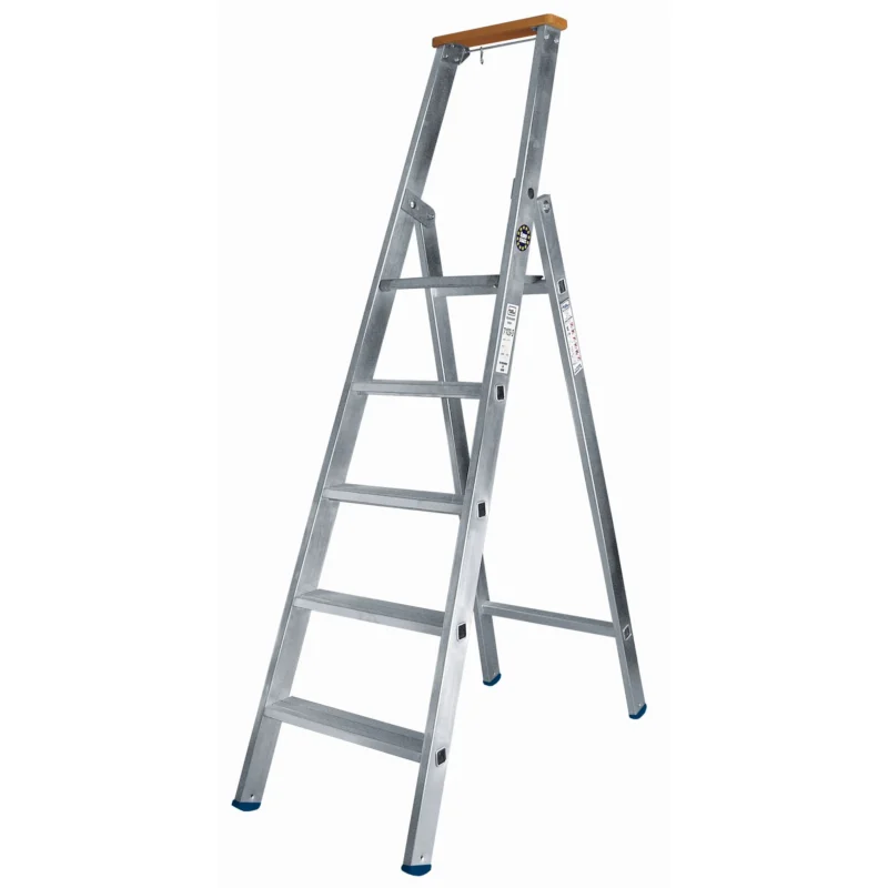 ILLER-LEITER - Stufenleiter Stufenstehleiter Alu 52707 eins. Eurostars 7St