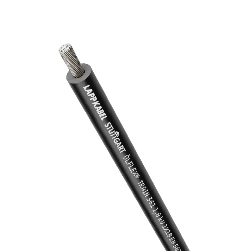 Lapp Kabel&Leitung - Energiekabel >= 1 kV, für feste Verlegung ÖLFLEX TRAIN 361 1,8kV 15361004 1X10 BK