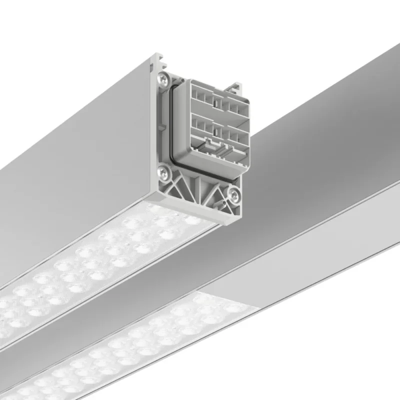RZB - Geräteträger für Lichtbandsystem LED-Komplettmodul 4547mm 954560.830.776.701 7-pol 3000K DALI alu