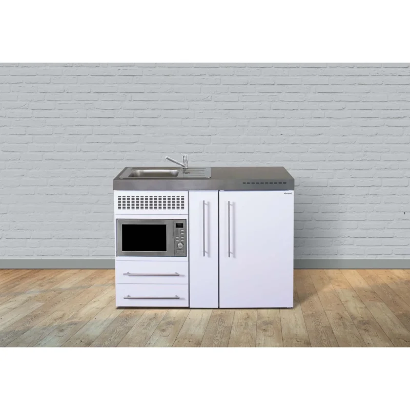 Stengel - Mini-Küche Miniküche Premiumline MPM120AKSMWKSreBli weiß